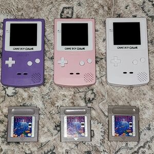 IPS Upgraded Gameboy Color Custom With Free Tetris Game Backlit Screen